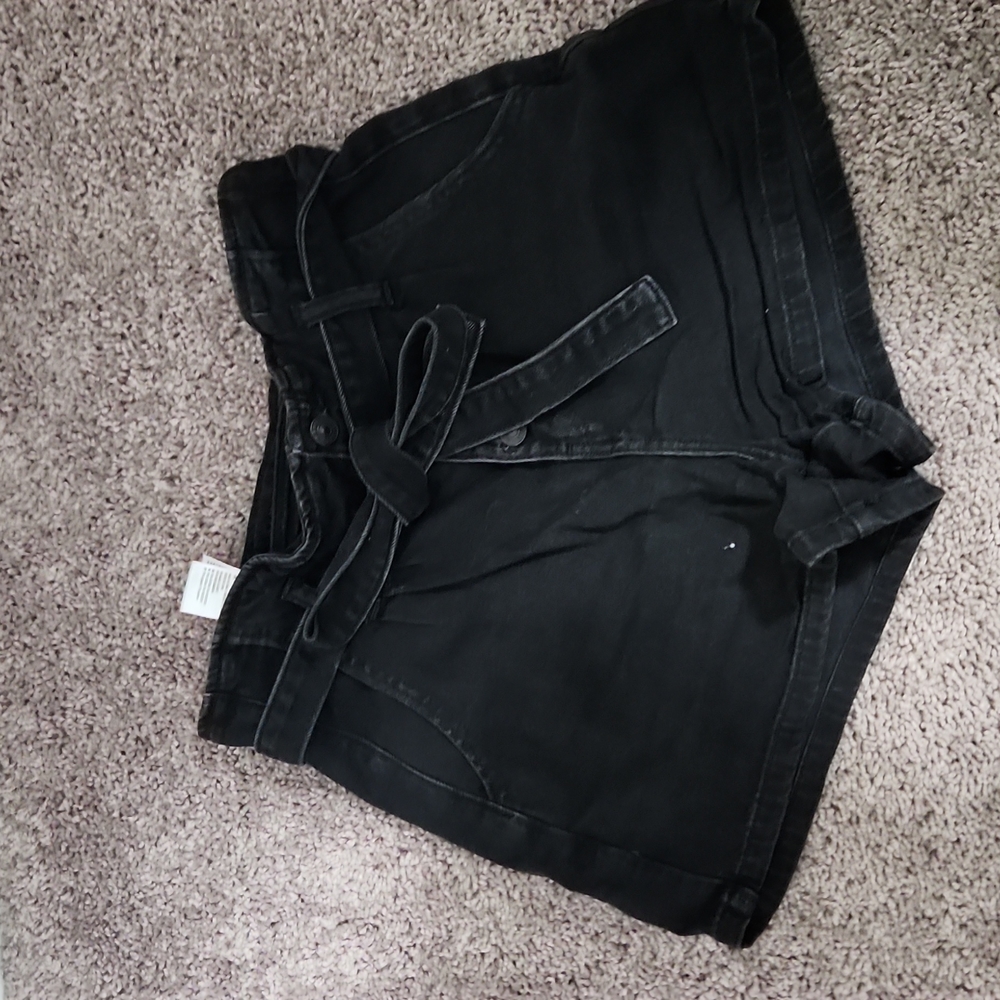 American eagle black shorts size 2